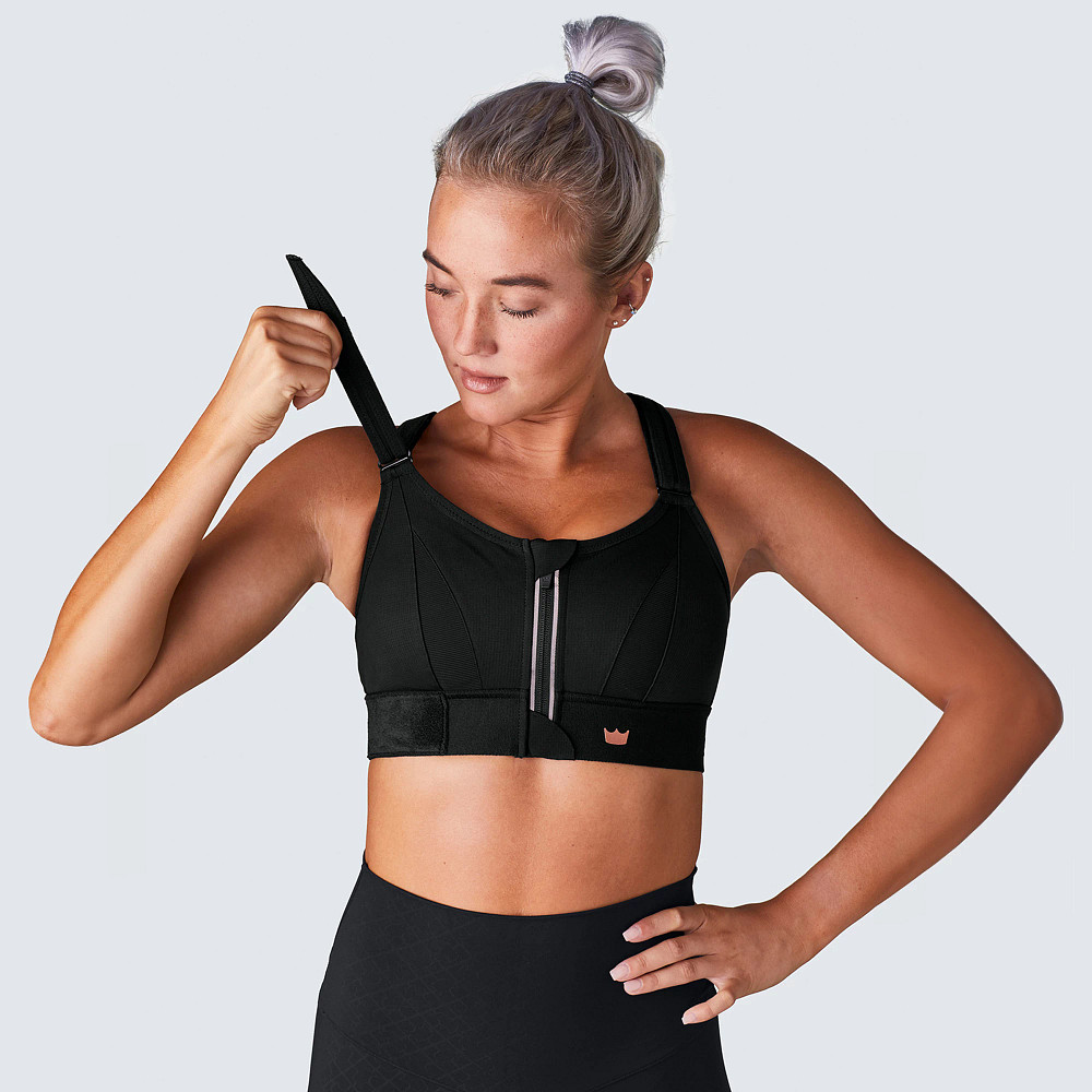 adidas Tailored Impact Luxe Training High-Support Bra - Black