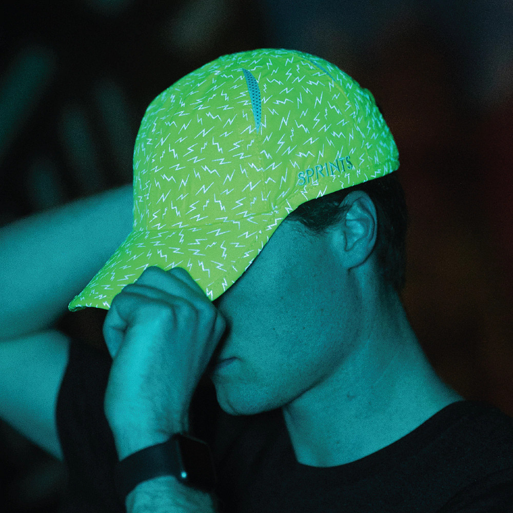 SPRINTS Neon Flash Reflective Running Hat Headwear display picture 3