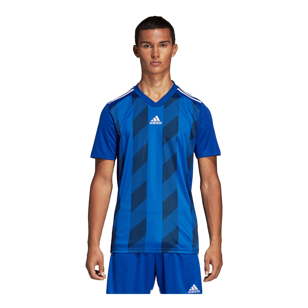 Adidas striped deals football shirt