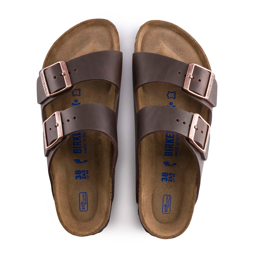 Mens Birkenstock Arizona Soft Footbed Oiled Leather Sandals Shoe