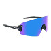 ONE by Optic Nerve FixieBLAST Monolens Sport Sunglasses - Matte Black/Blue Mirror