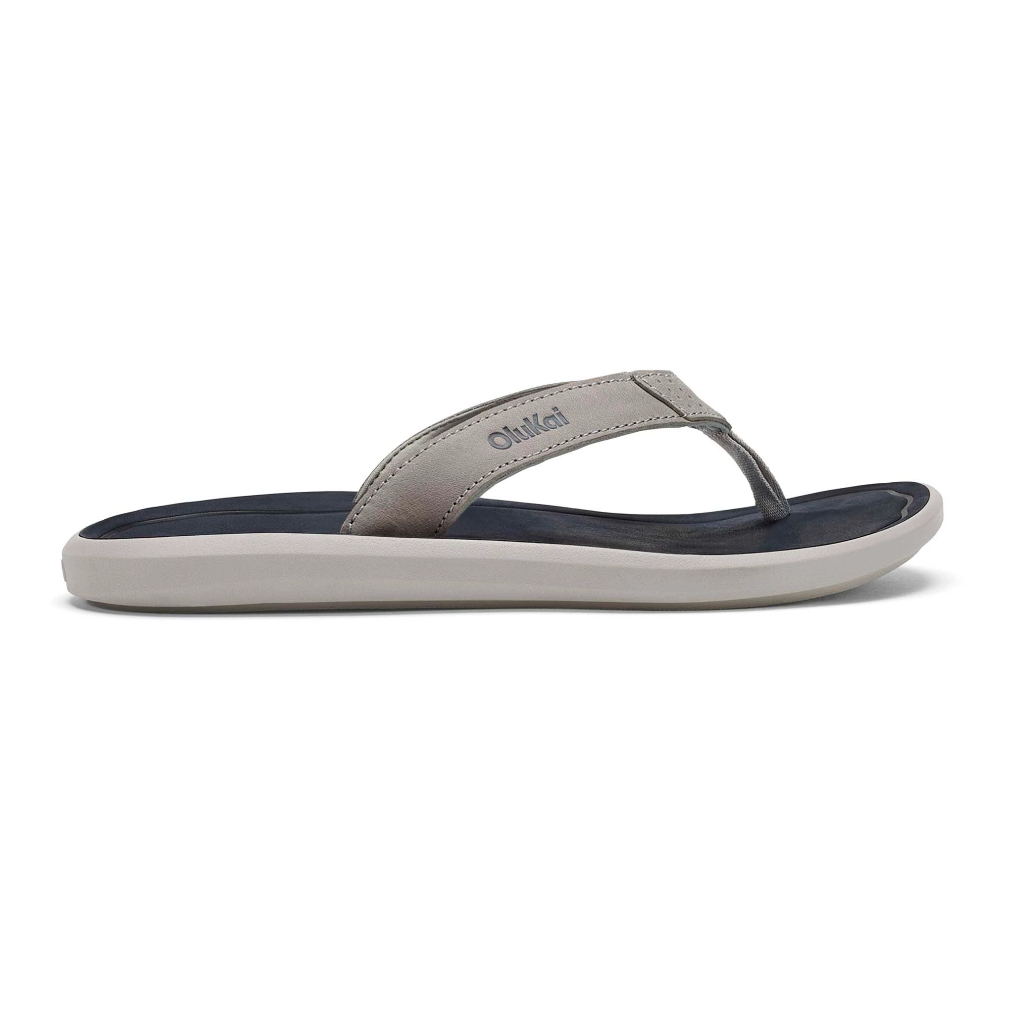 Men's OluKai Pili - Ash / Indigo, Size: 10, Medium | Footwear - Road Runner Sports