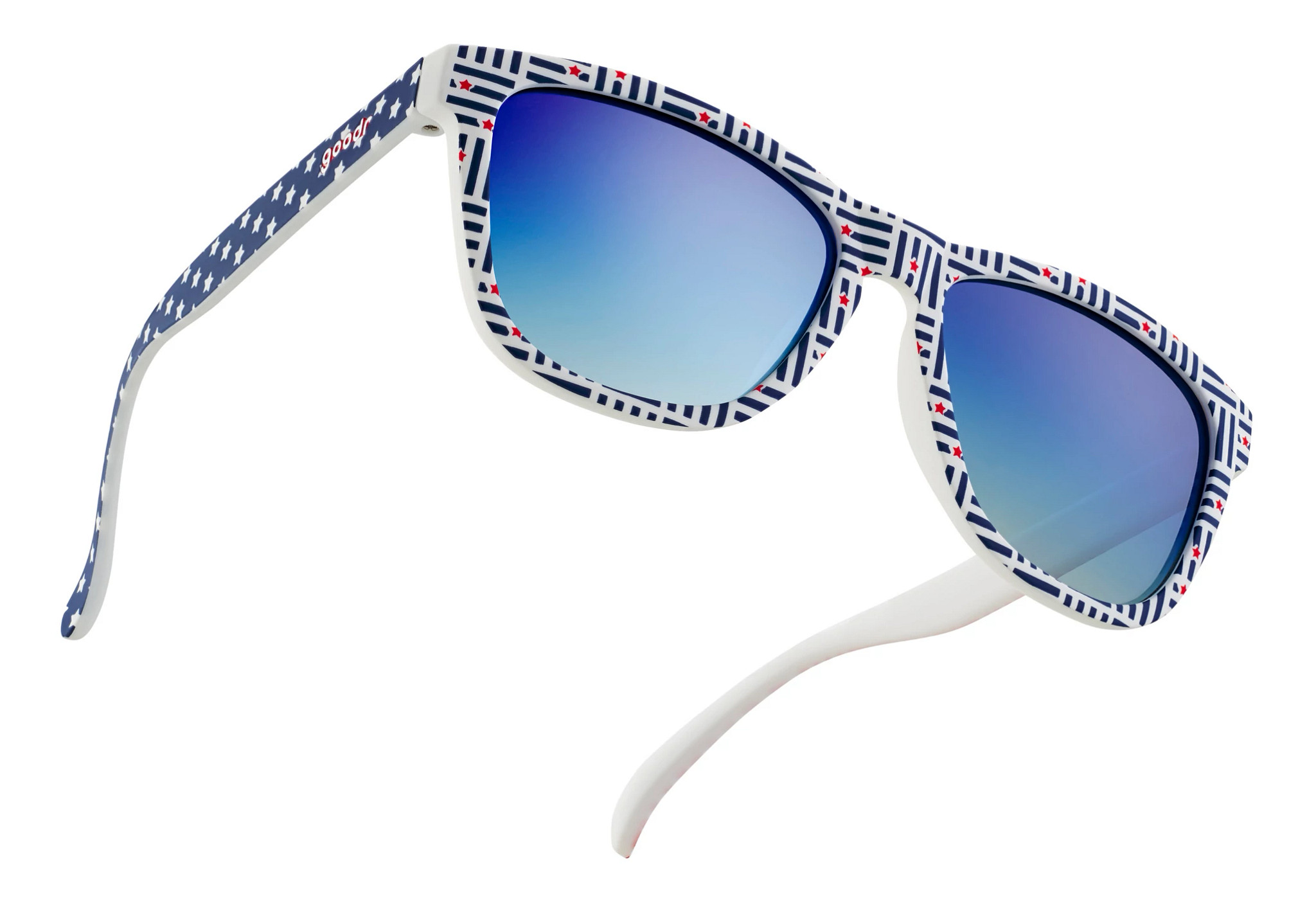 Goodr sunglasses founding father issues goodr Founding Father Issues Red White and Blue OG  main image 4