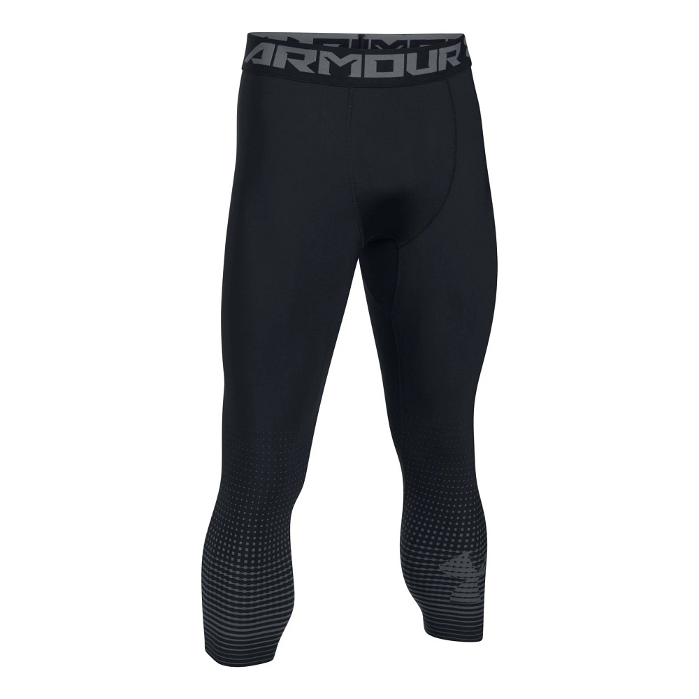 Mens Under Armour HeatGear Compression Graphic 3/4 Crop Tights