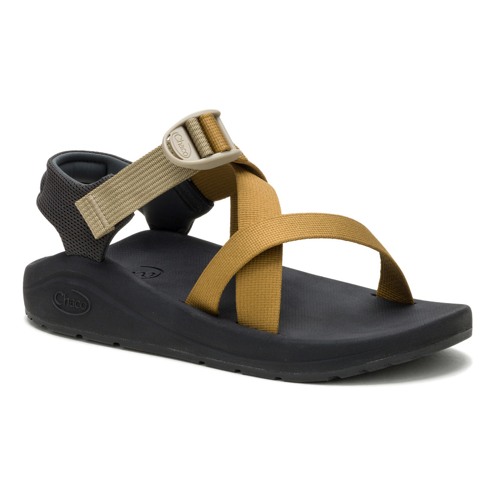 Chaco Men’s Size 12 CushZ Toe-Loop Sport Sandals Water Shoes Tan Pattern NWT Chaco Men main image 3