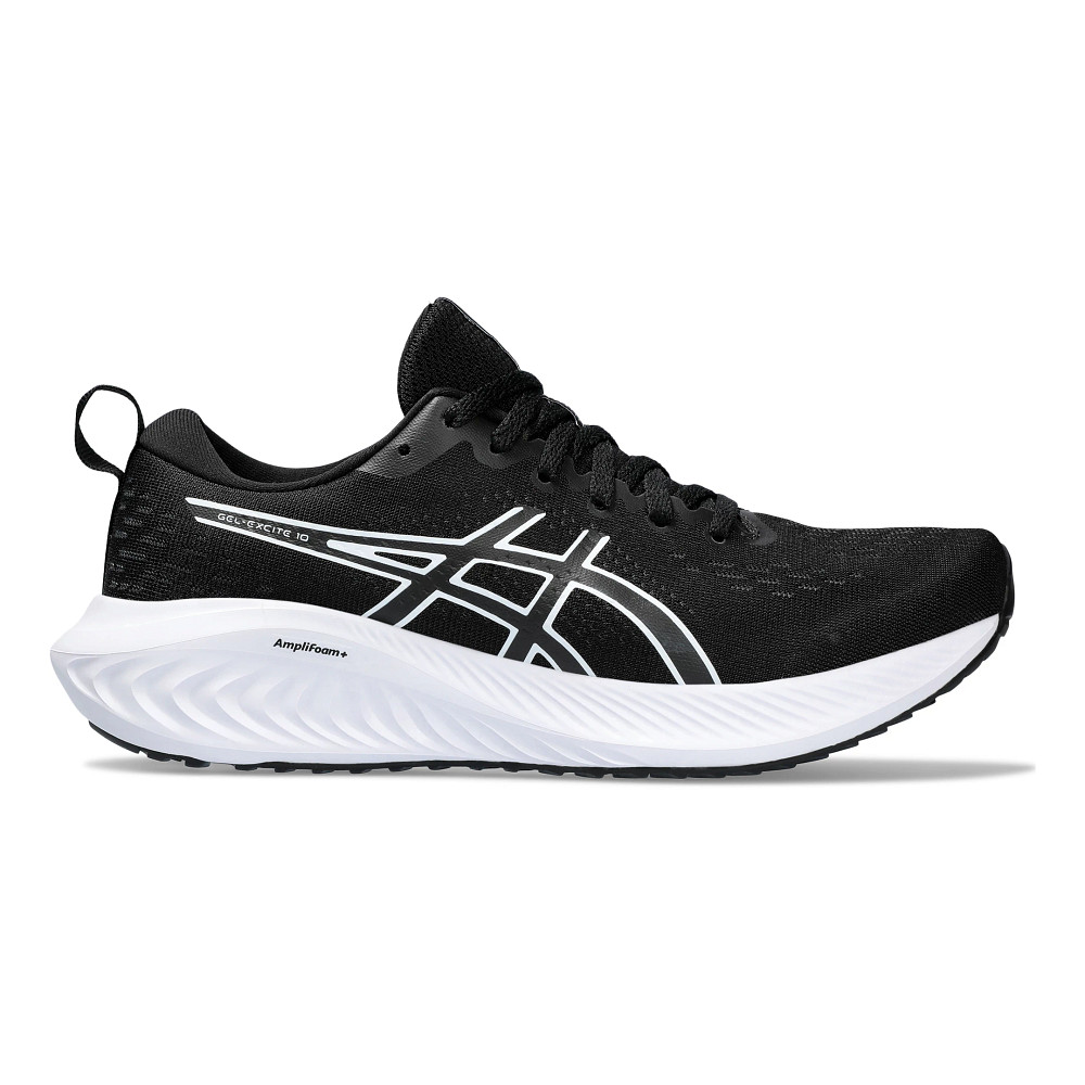 Ladies black asics running shoes deals