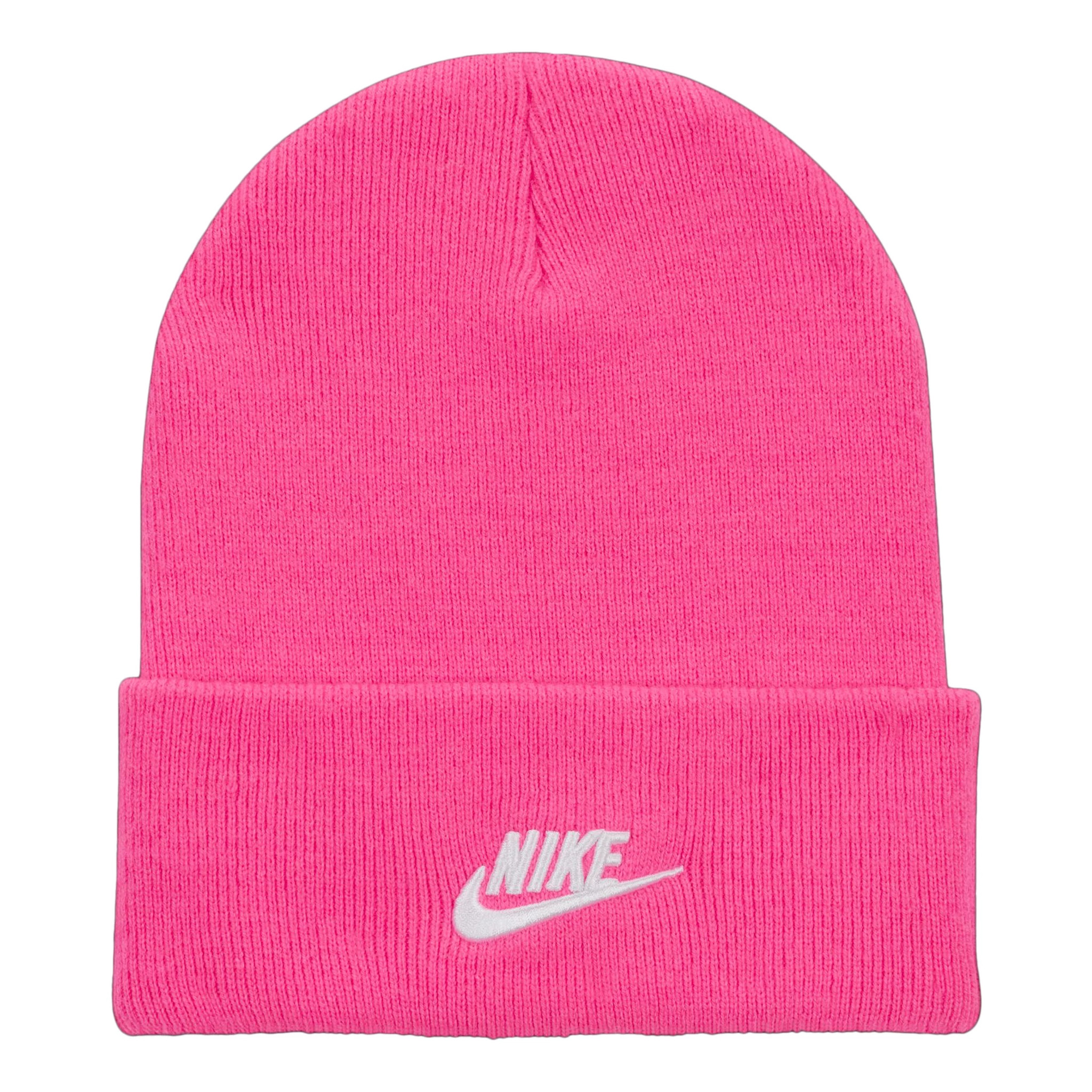 Nike Peak Beanie - Hyper Pink / White, Size: OS | Accessories - Road Runner Sports
