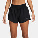 Women's Nike One Dri-FIT Mid-Rise 3" Brief-Lined Short - Black