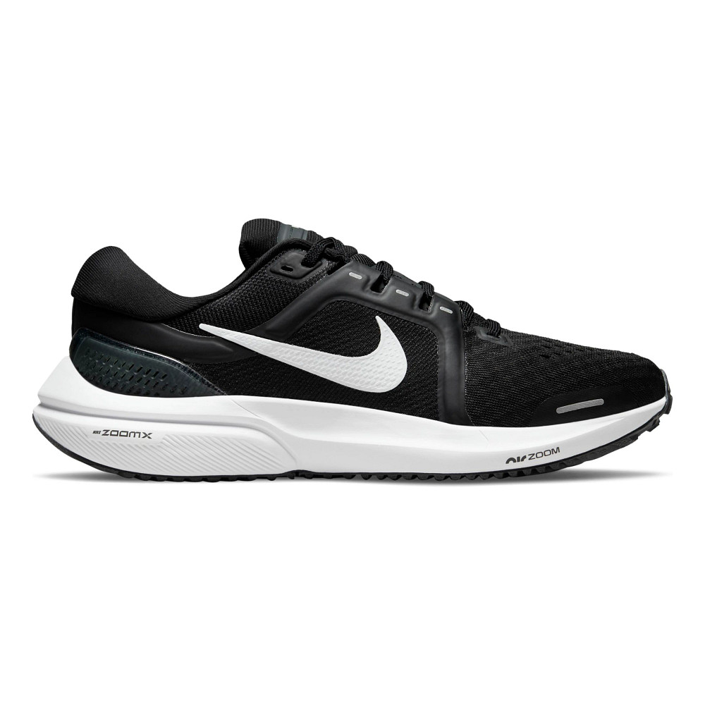 Ladies black nike trainers with white sole sale