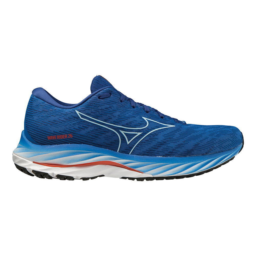 Mizuno WAVE RIDER 26 青/オレンジ シューズ Mizuno Women's Wave Rider 26