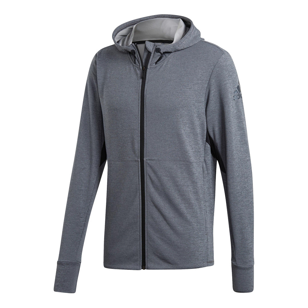 Mens adidas Climacool Textured Half-Zips & Hoodies Technical Tops