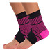 Zensah Compression Ankle Supports (Pair) - Neon Pink