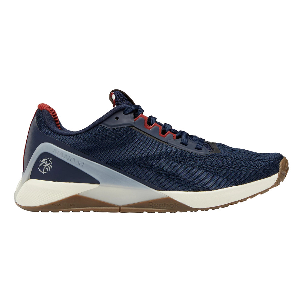 Reebok Nano X1 Mens Fitness Gym Running Shoes Navy Red White US 8