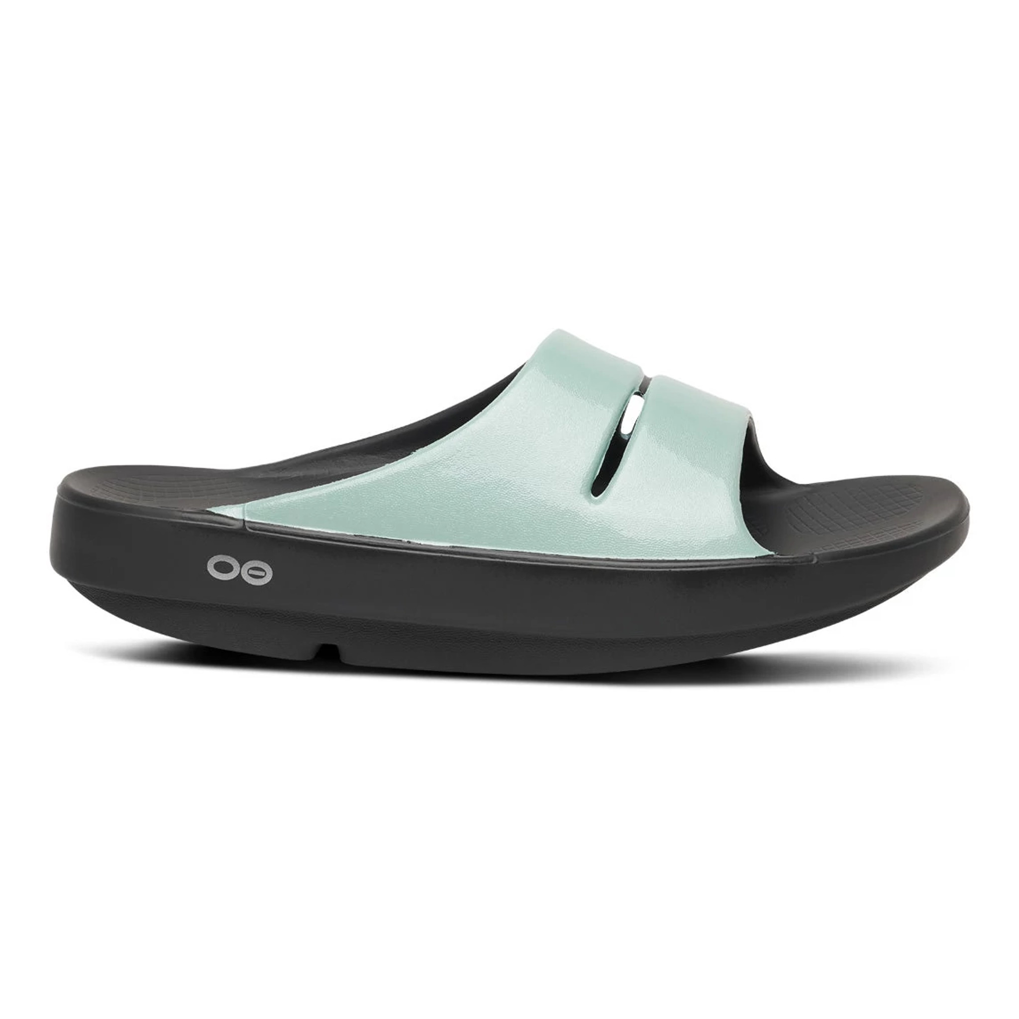 OOFOS Women's OOFOS OOahh Luxe Slide - Oasis, Size: 10, Medium | Footwear - Road Runner Sports - $74.95 at Road Runner Sports