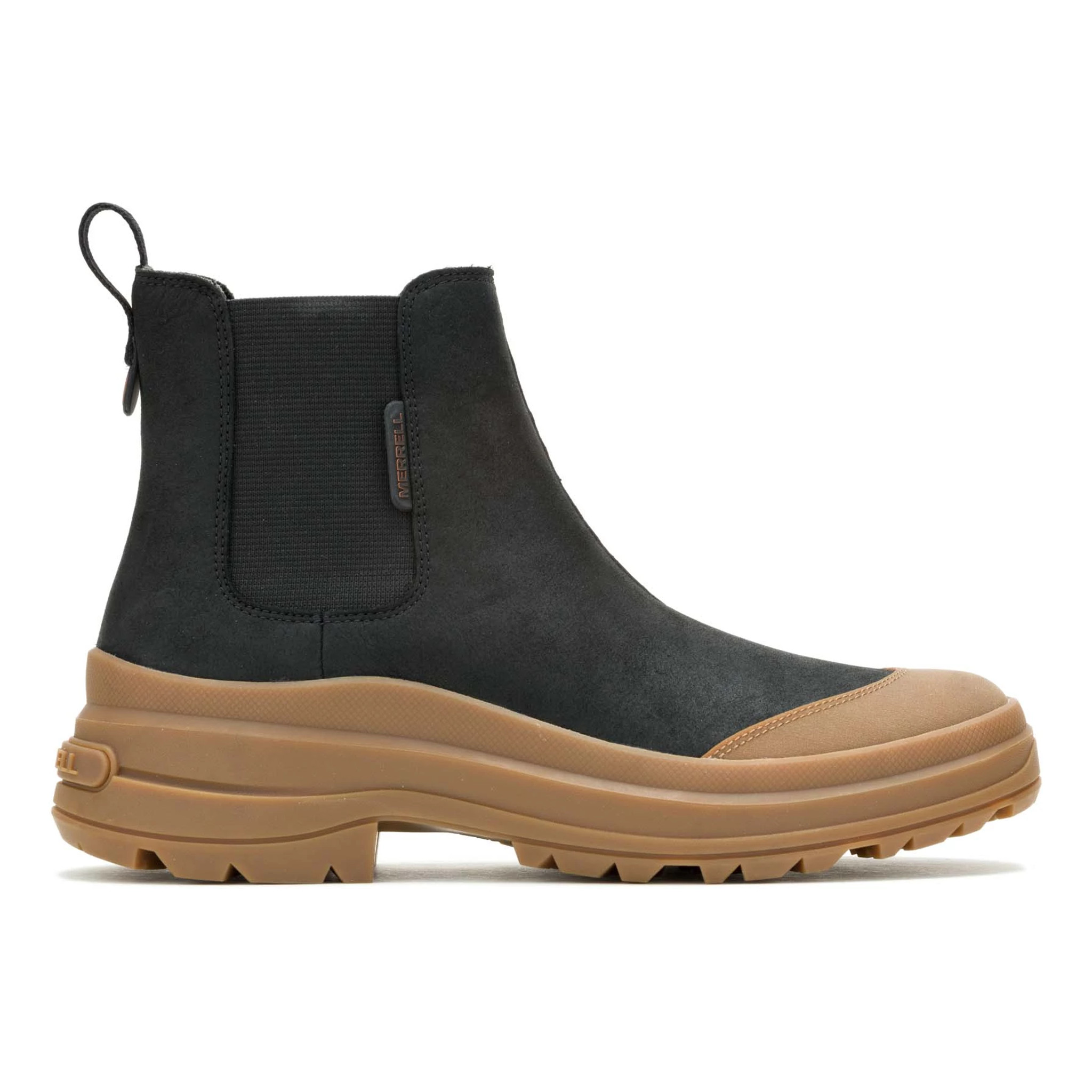 Women's Merrell Harper Pull On Waterproof - Black / Gum, Size: 10, Medium | Footwear - Road Runner Sports