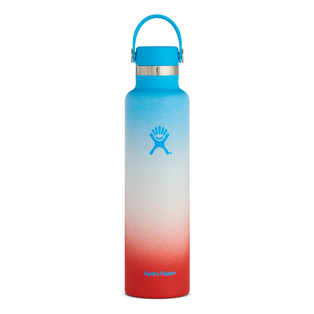 Ombré hydro flask ~ shaved ice limited edition - red white and