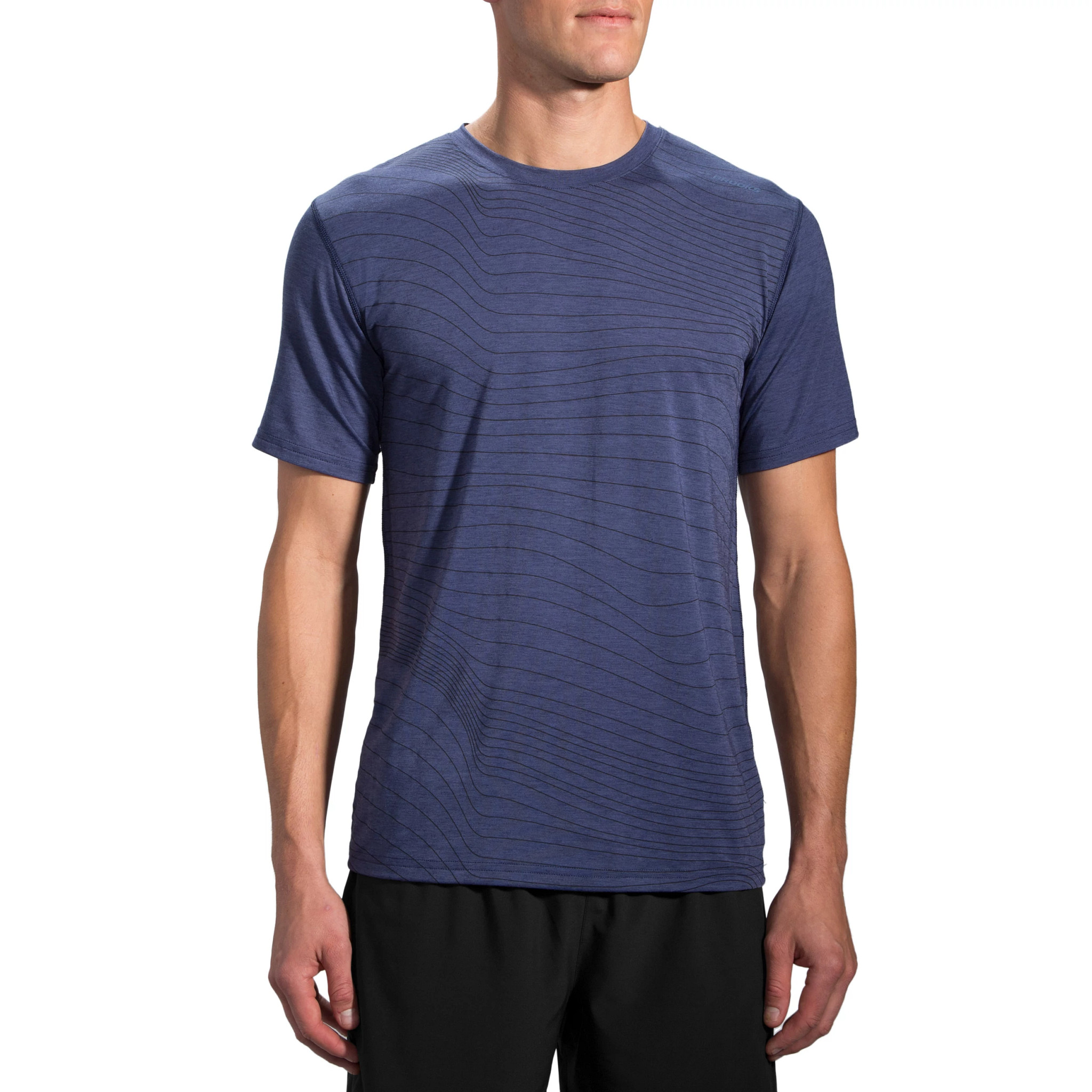 Mens Brooks Distance Short Sleeve Technical Tops