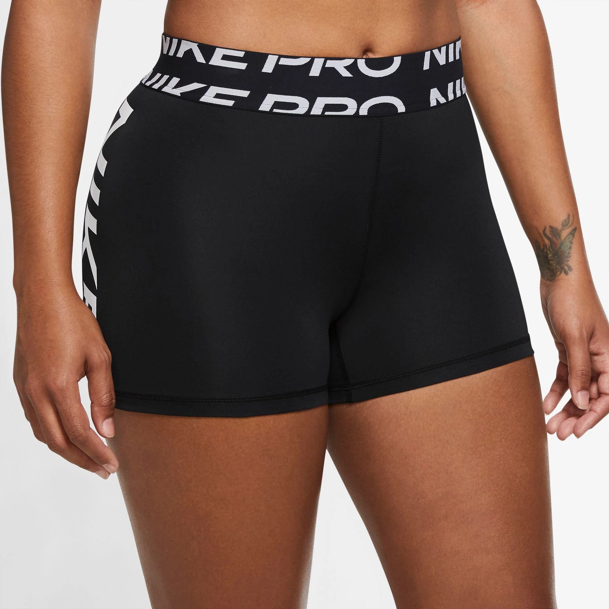 Nike Womens Mid Rise 3 Inch GRX Shorts - Black