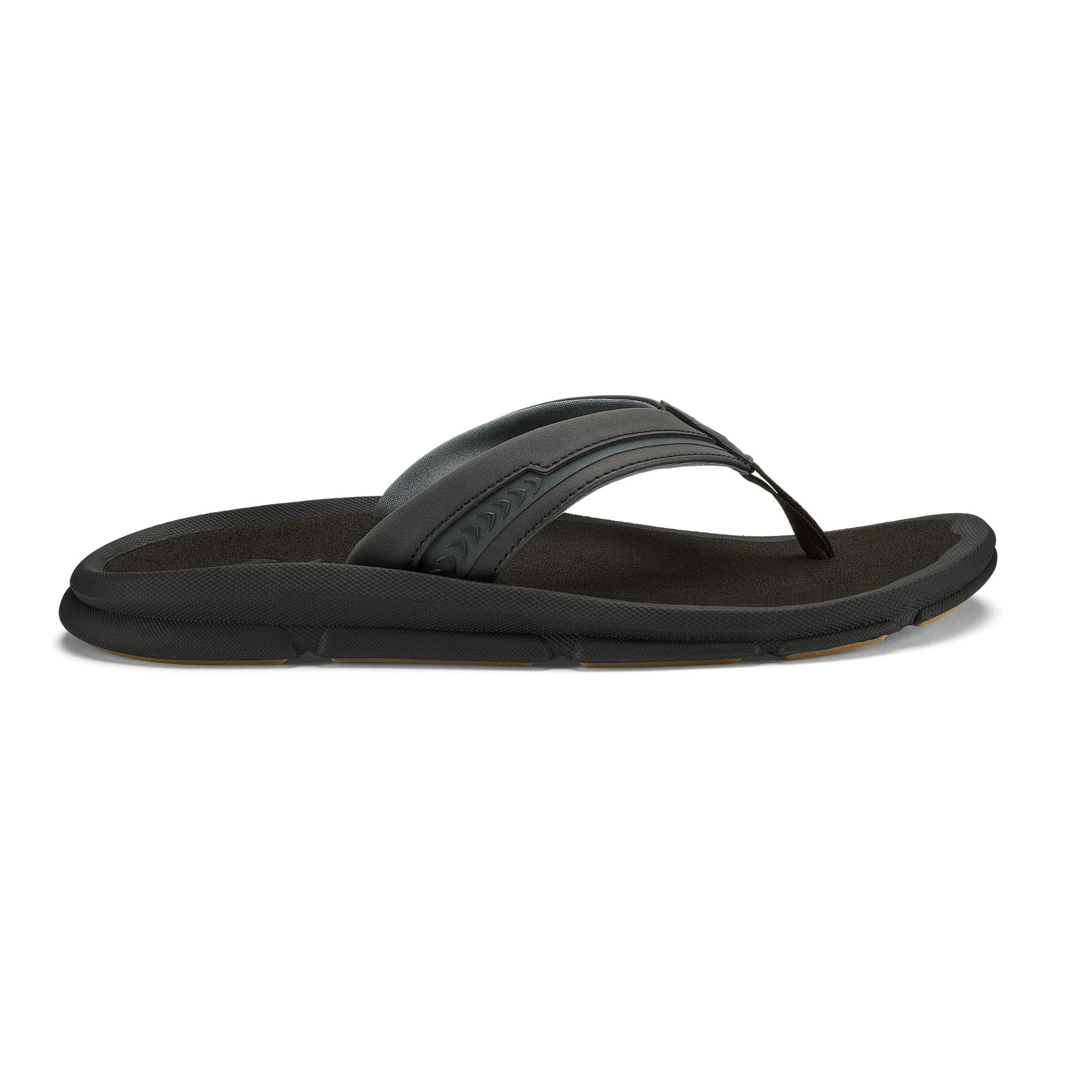 Men's OluKai Akeu - Black / Black, Size: 11, Medium | Footwear - Road Runner Sports