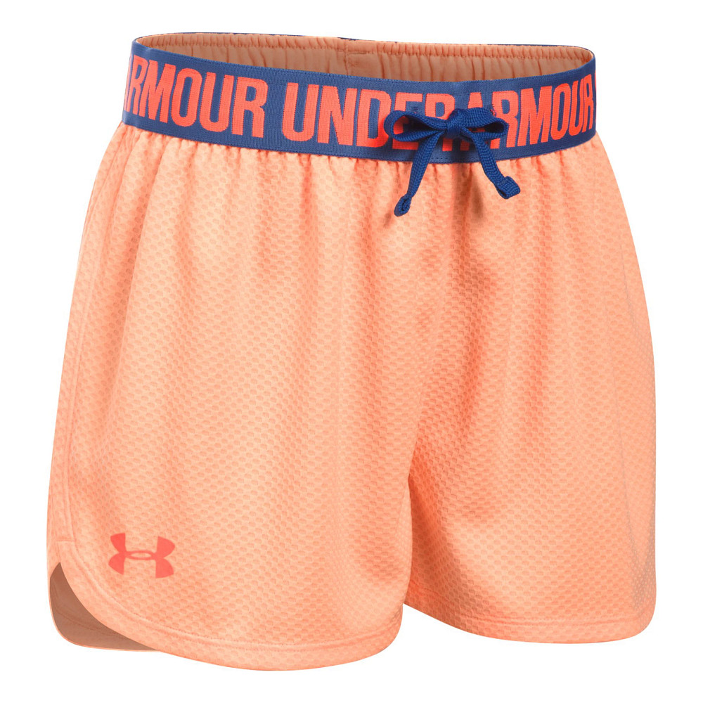 Under Armour Girls Mesh Play Up Unlined Shorts