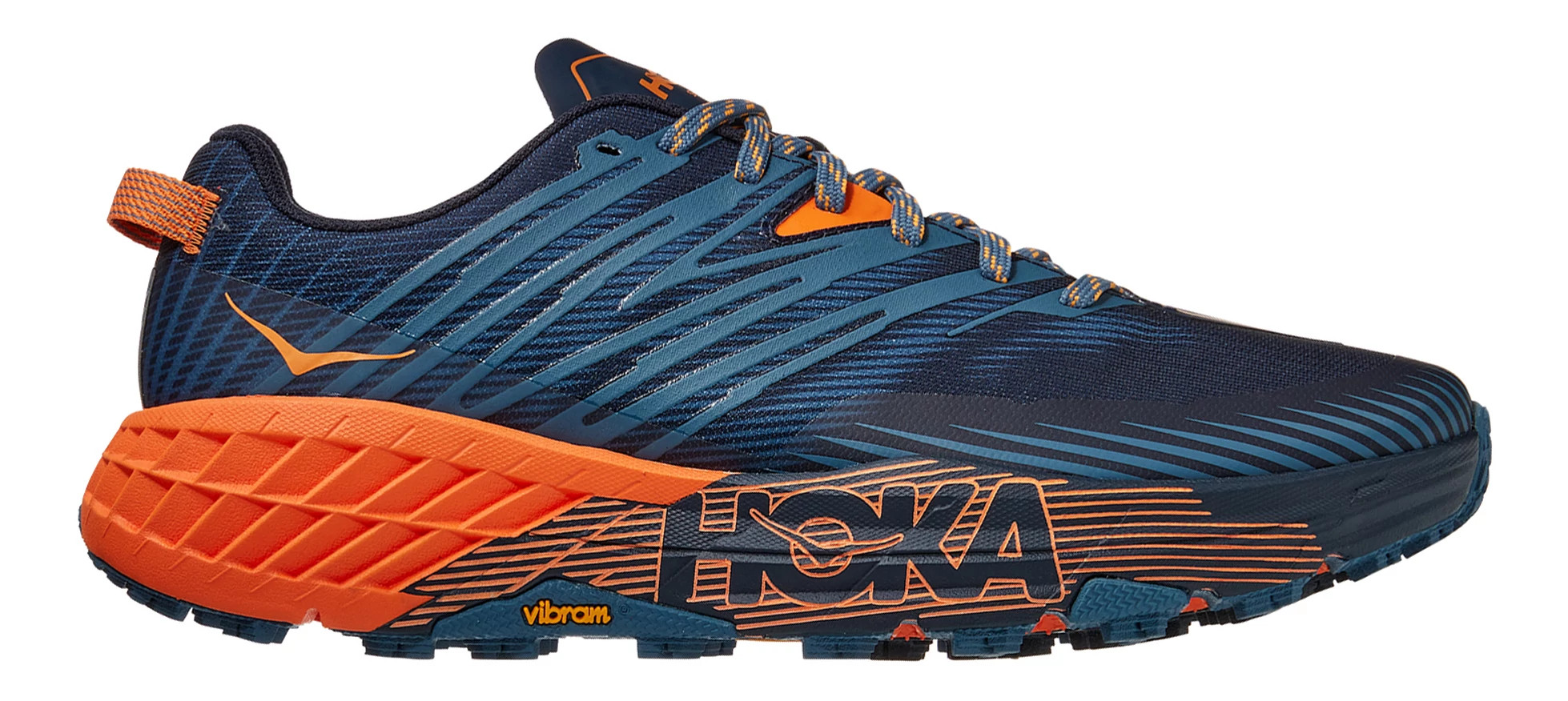ホカオネオネ メンズ ランニングシューズ HOKA ONE ONE Men's Speedgoat 4 Trail Running Shoes - Blue Mens HOKA Speedgoat 4 Trail Running Shoe