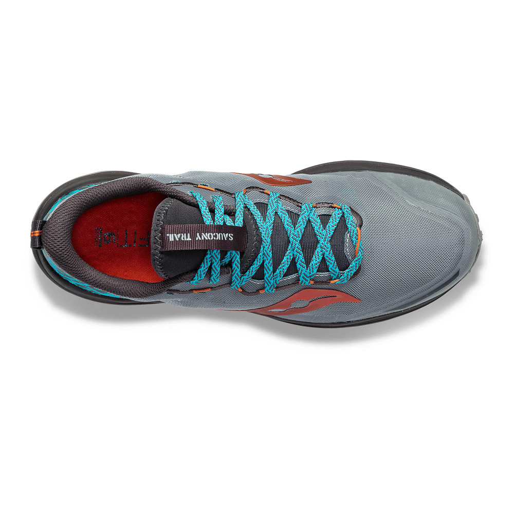 Saucony trail hotsell running shoes zipper