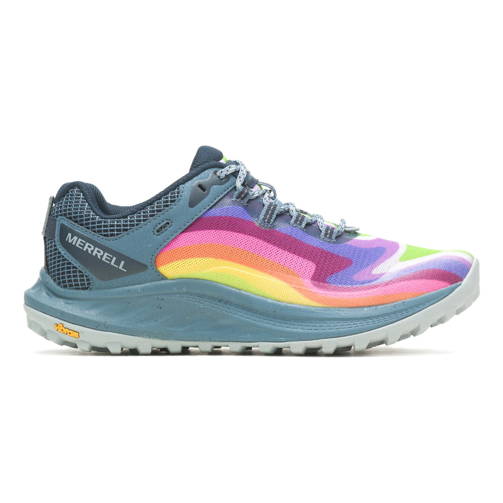 Praktisk Bør lade Womens Merrell Antora 3 Rainbow Trail Running Shoe