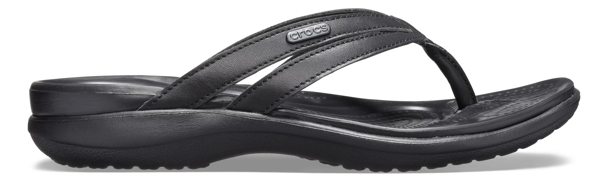 Crocs women's capri on sale strappy flip flop