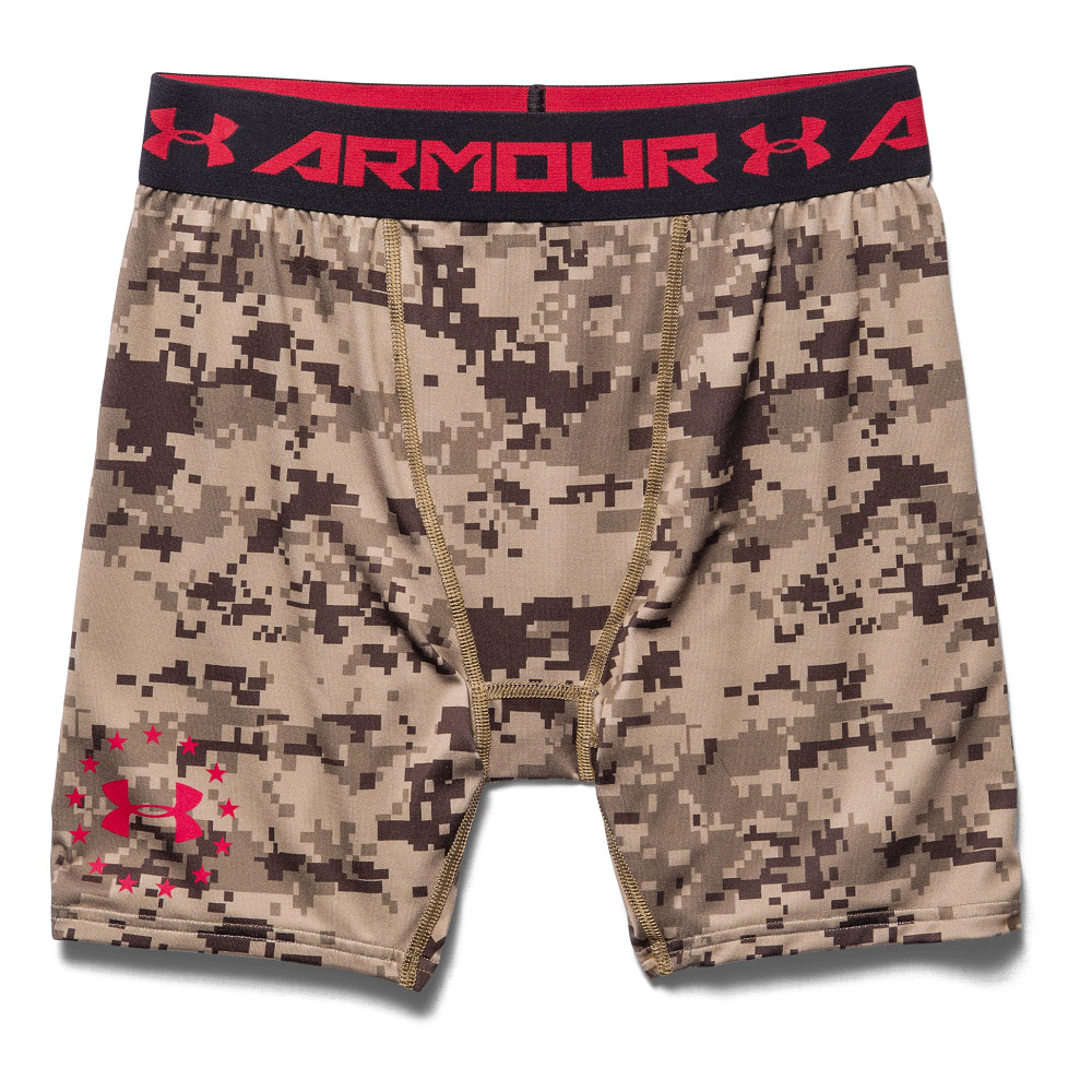 Men s Under Armour Desert Digi Camo Compression Short