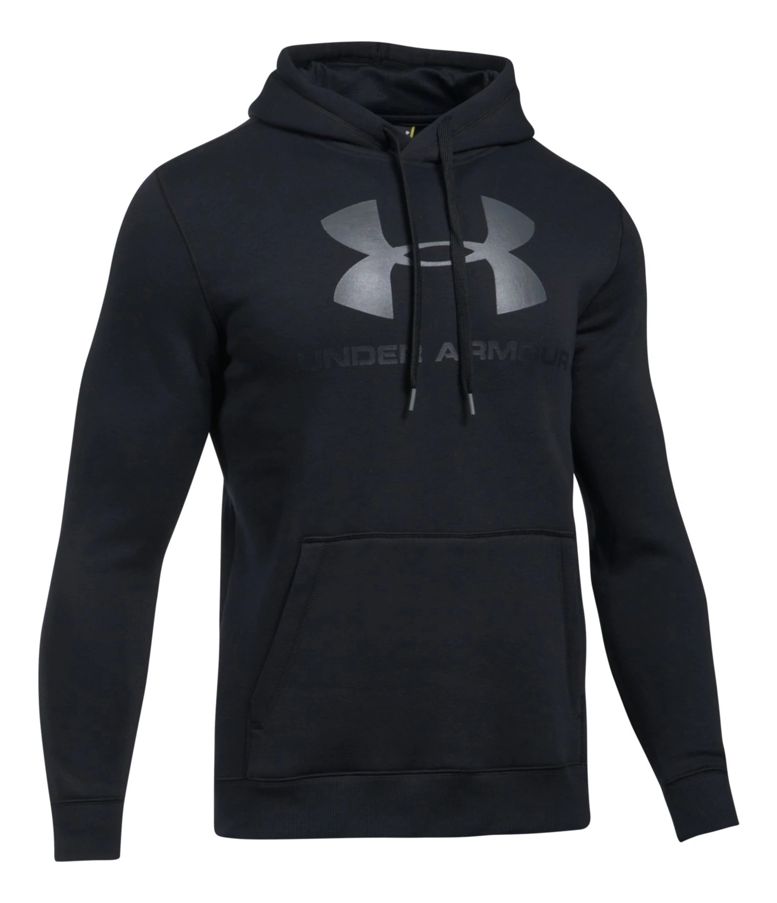Mens Under Armour Rival Fitted Graphic Half-Zips & Hoodies Technical Tops