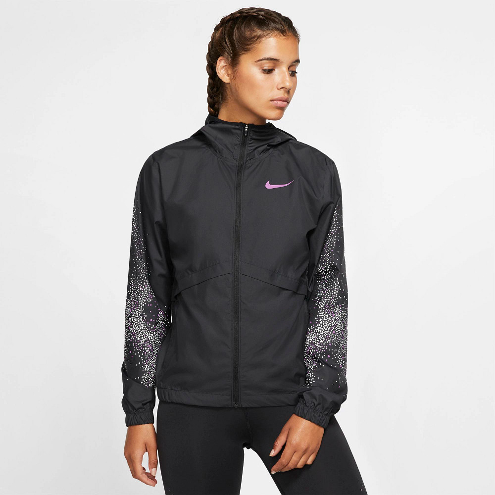 Women's nike essential hooded best sale running jacket