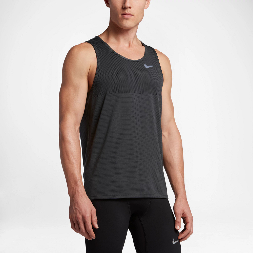 Mens Nike Zonal Cooling Relay Sleeveless Tank Technical Tops