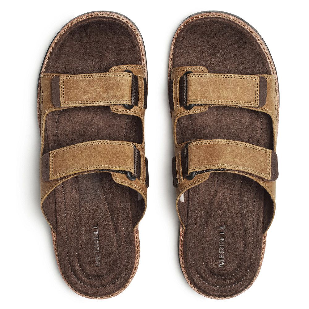 Mens Merrell Cove LTR Slide Sandals Shoe display picture 1
