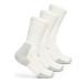 Thorlo Running Maximum Cushion Crew 3 Pack Socks - Open White