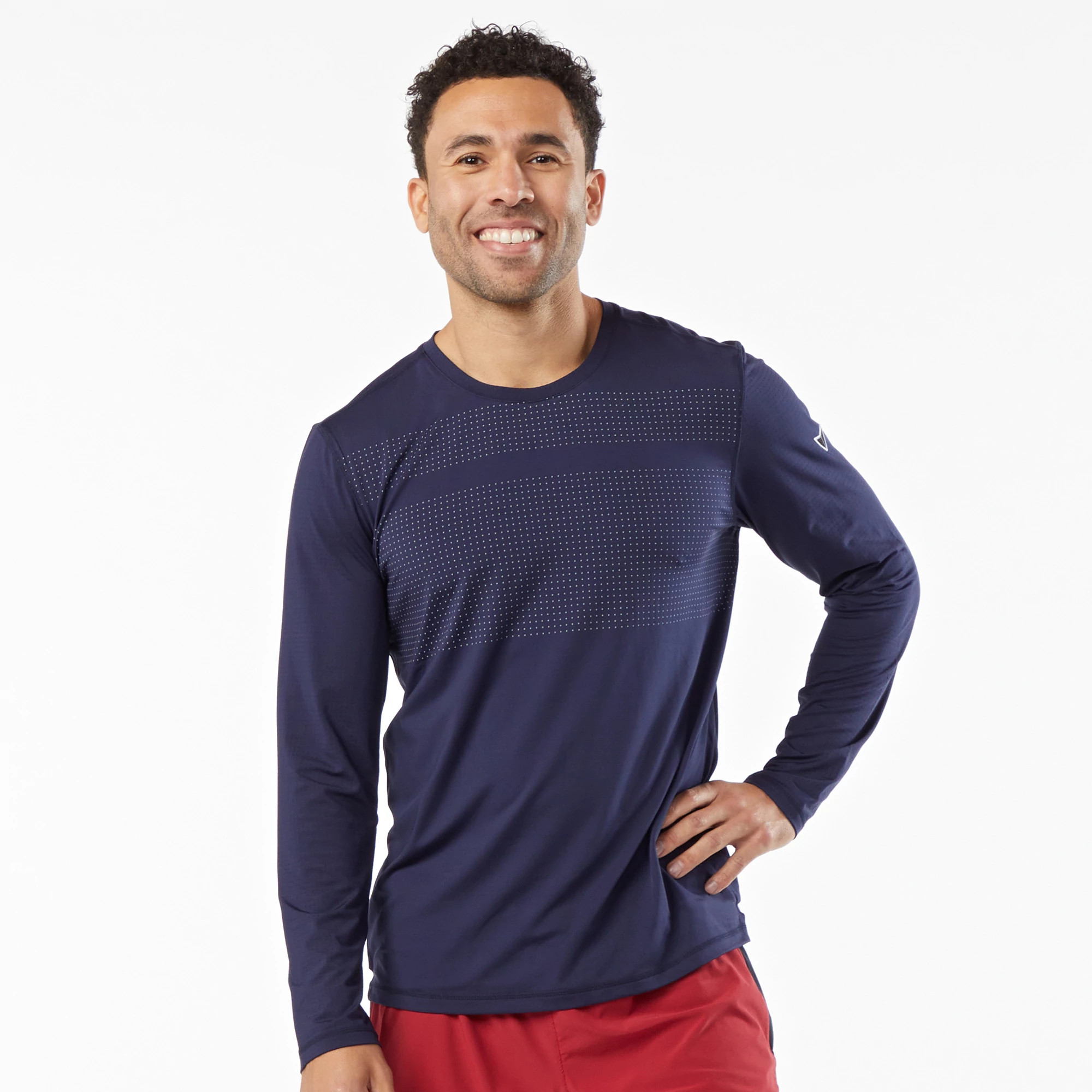 Mens Korsa Premier Run 2.0 Long Sleeve Technical Tops