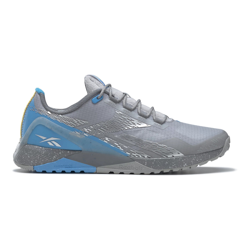 Mens Reebok Nano X1 Adventure x National Geographic Cross Training Shoe -  Grey/Blue