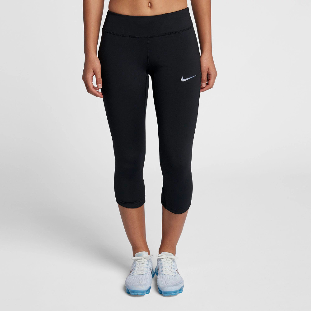 Womens Nike Power Epic Lux Capri Mesh Capris Pants