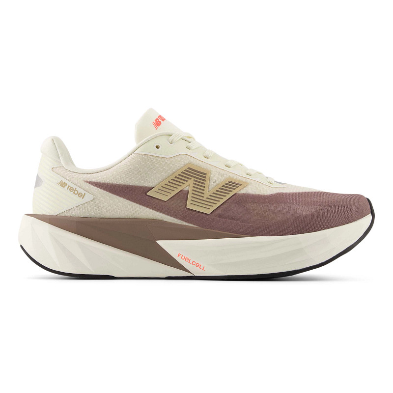 Men's New Balance FuelCell Rebel v5 - Angora / Earth Shadow, Size: 9, Medium | Footwear - Road Runner Sports