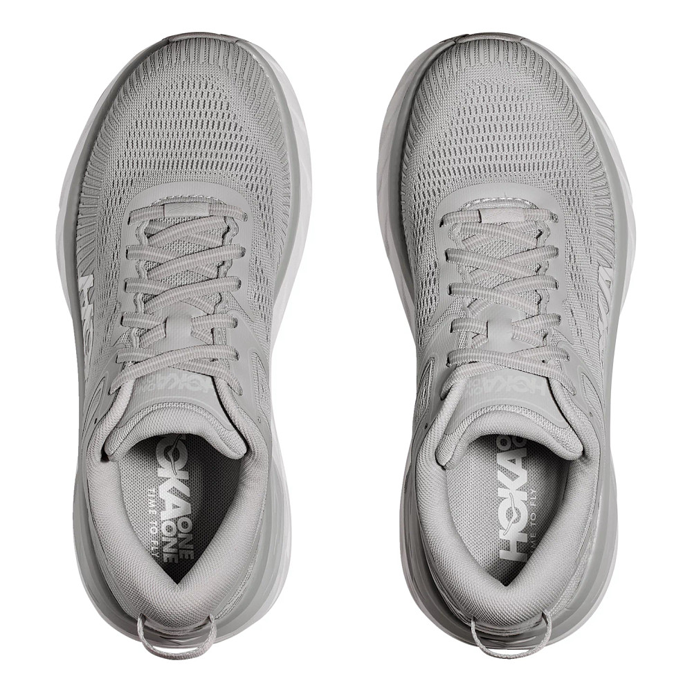Hoka Bondi 7 Gray X-Wide 11.5 Mens Hoka Bondi 7 Road Running Shoes - Men main image 4