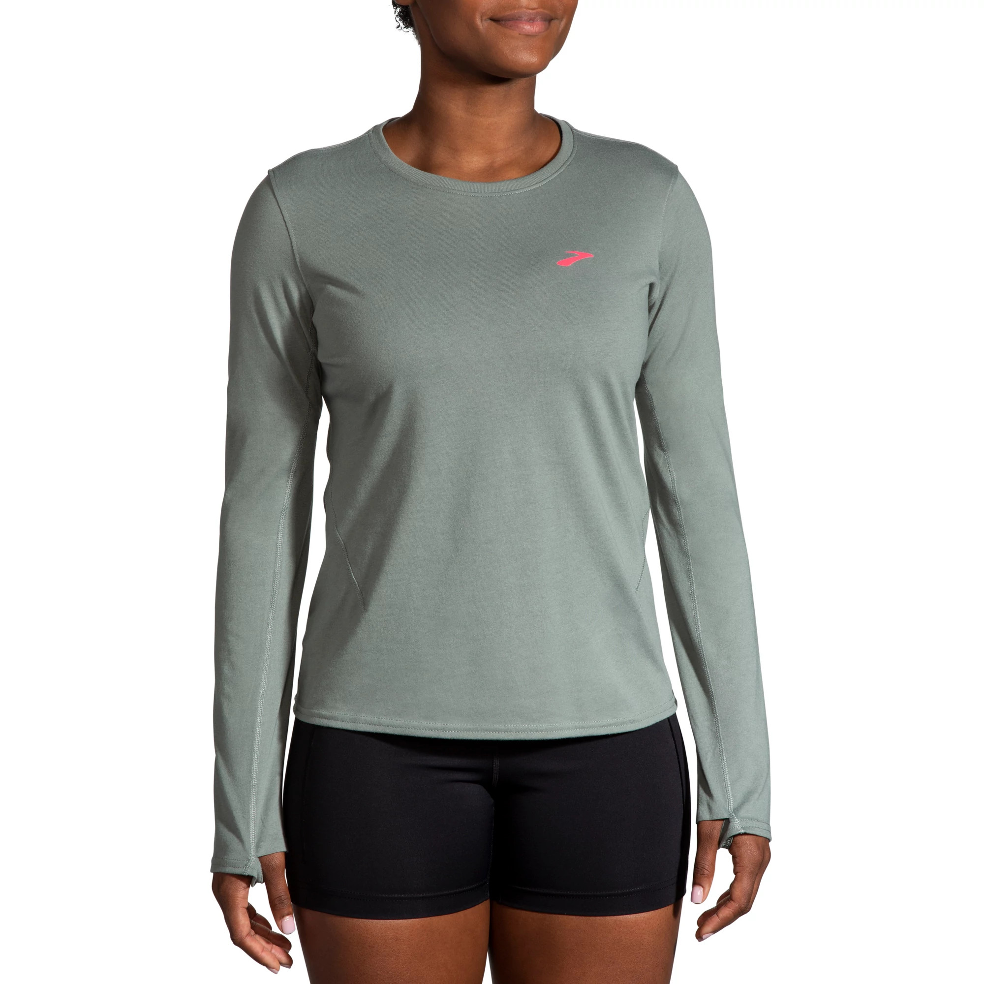 Womens Brooks Distance Long Sleeve 2.0 Technical Tops