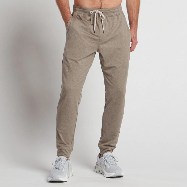 MOKEWEN Men's Elastic Waist Drawstring Jogger Pants - Tech Sport Style, Asian Sizing (Check Chart!)