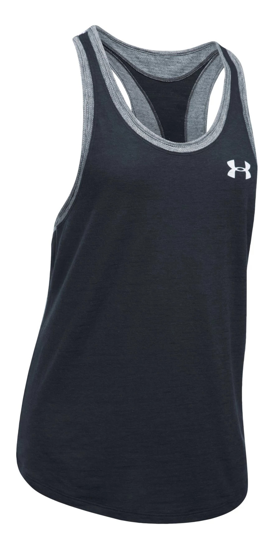 Womens Under Armour Mesh Wordmark Sleeveless & Tank Tops Technical Tops