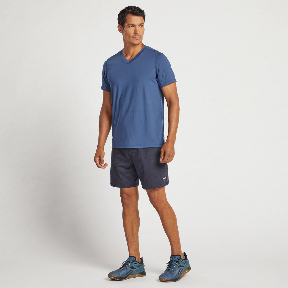 Tシャツ・カットソー K-WAY Men T-shirt  Blue K007JE0 063 T-ShirtsTop Unisex EDOUARD T-Shirt BLUE ROYAL MARINE