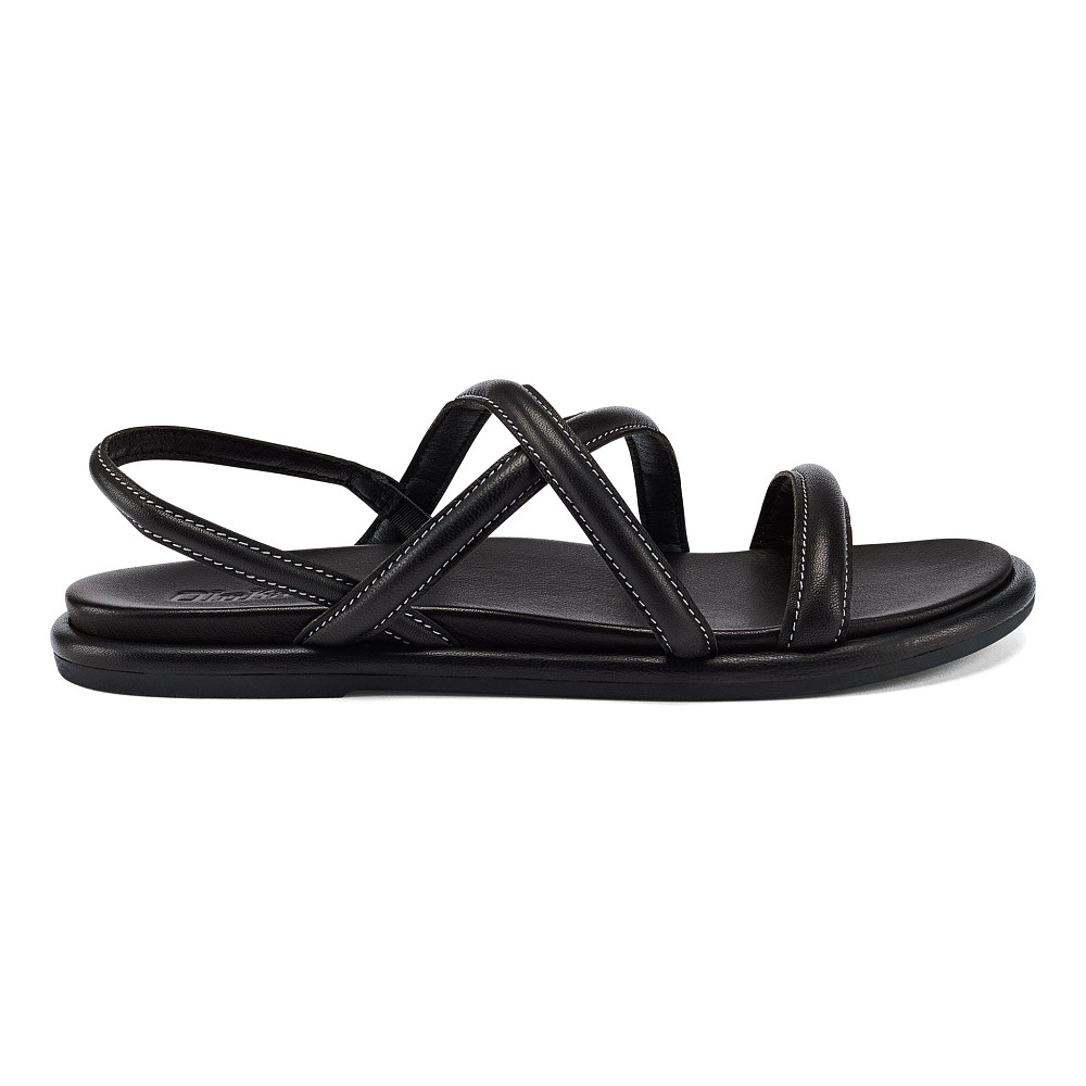 olukai paniolo thong sandals - charcoal, women's 8 