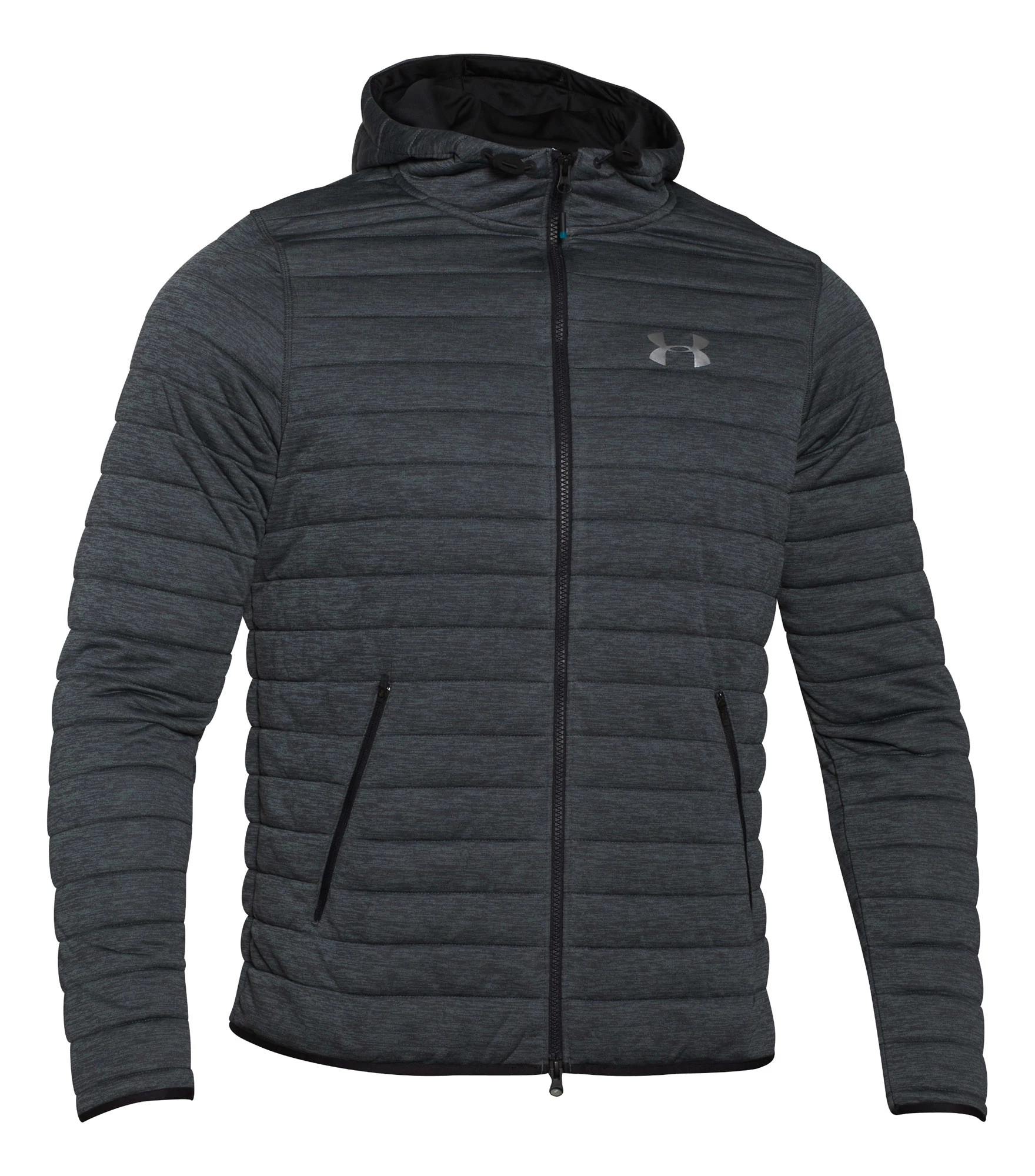 Mens Under Armour Quilted FullZip Hoody Outerwear Jackets
