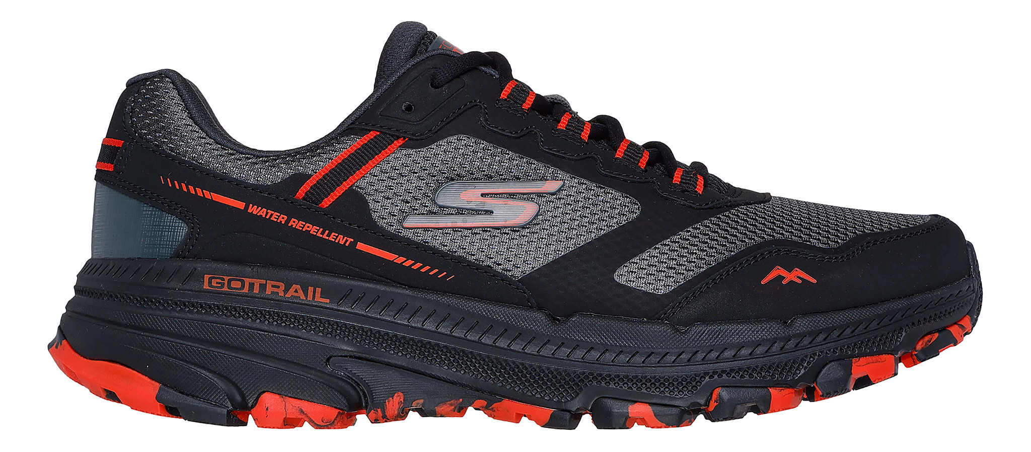 Skechers Men’s GoTrail Water-Repellent Trail Sneakers Gray/Orange Size 10.5 Skechers Go Run Trail Altitude Men Size 9.5 Charcoal Orange  main image 2
