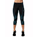Women's CW-X Endurance Generator Joint and Muscle Support 3/4 Tights - Black/Cyan