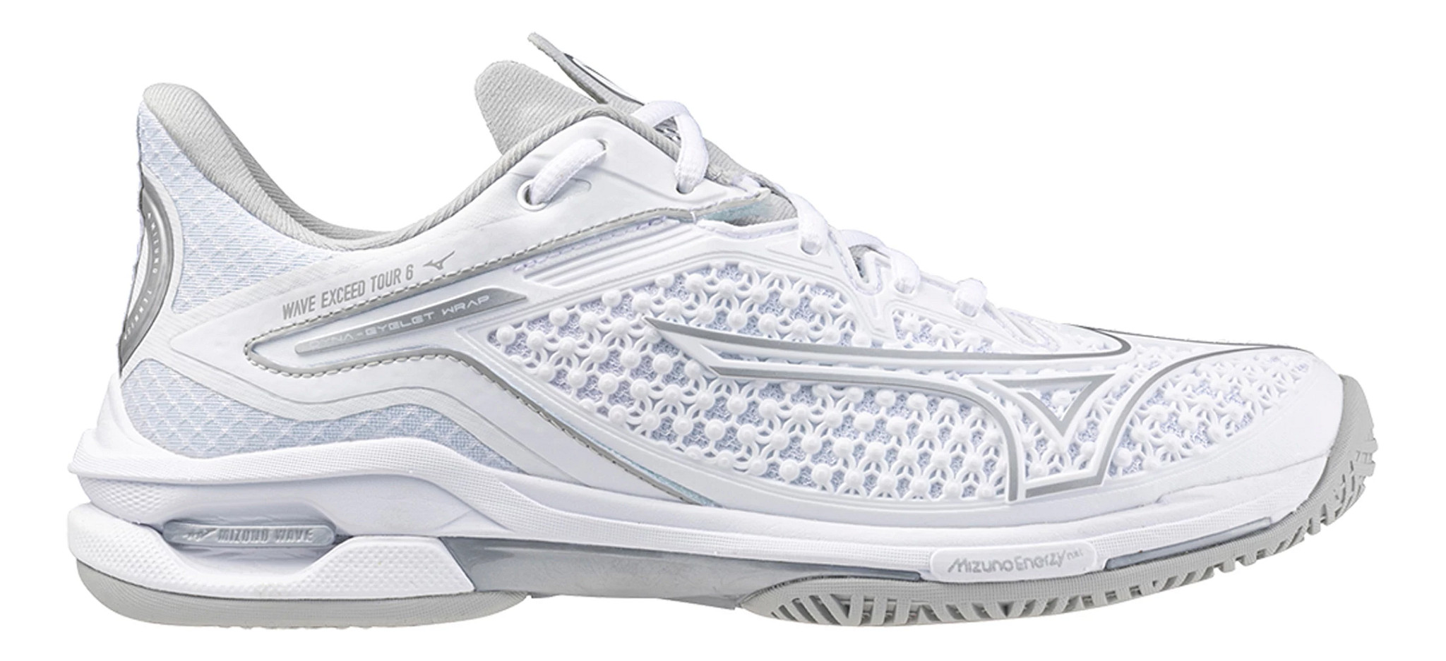 ミズノ WaveExceed Tour 6 AC 27.5 Wave Exceed Tour 6 AC Men's Tennis Shoe, Radiant Red/White