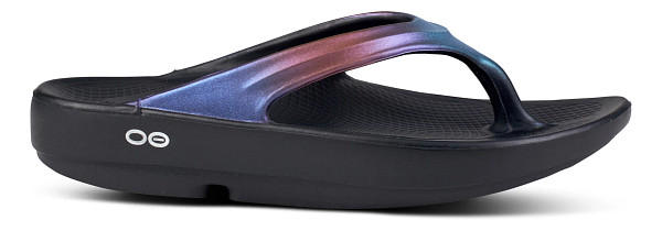 Womens OOFOS OOmega Ooahh Luxe Sandals Shoe