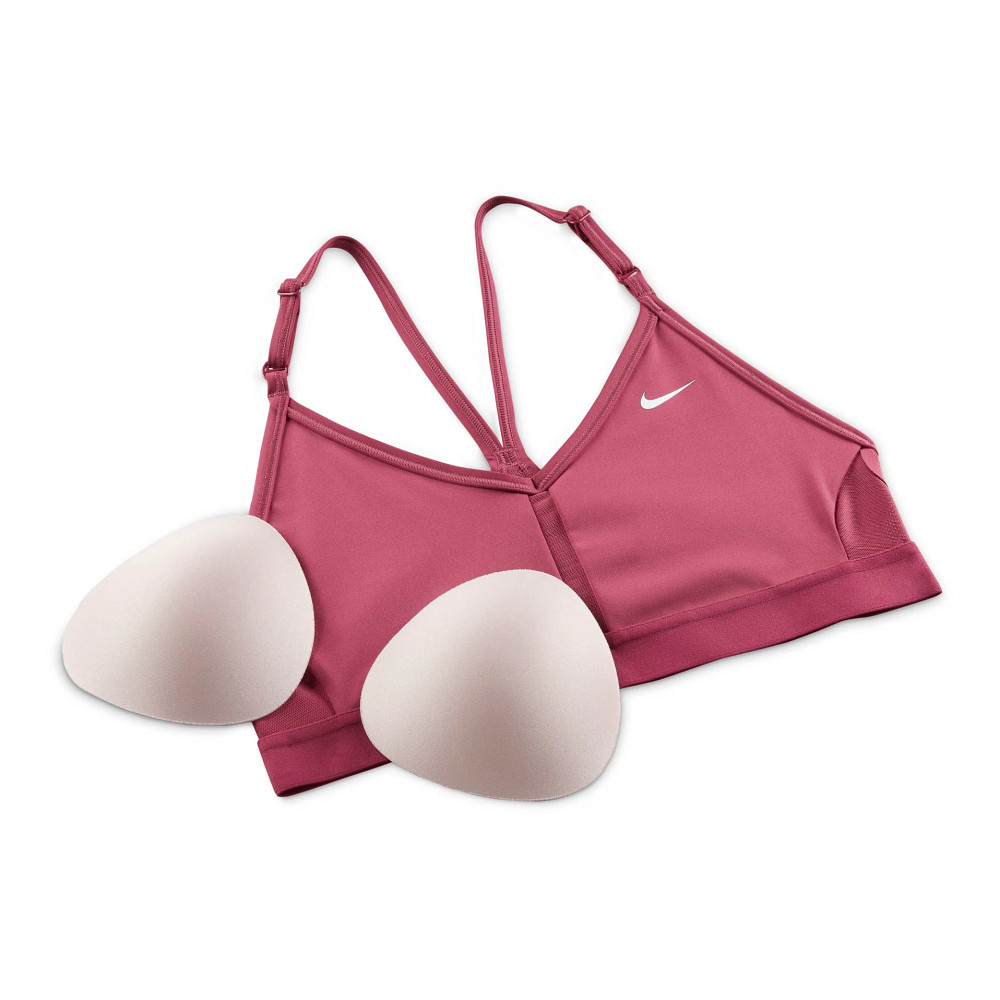 Nike Women's Indy Light-Support Padded V-Neck Sports Bra (Plus Size) in  Pink - ShopStyle